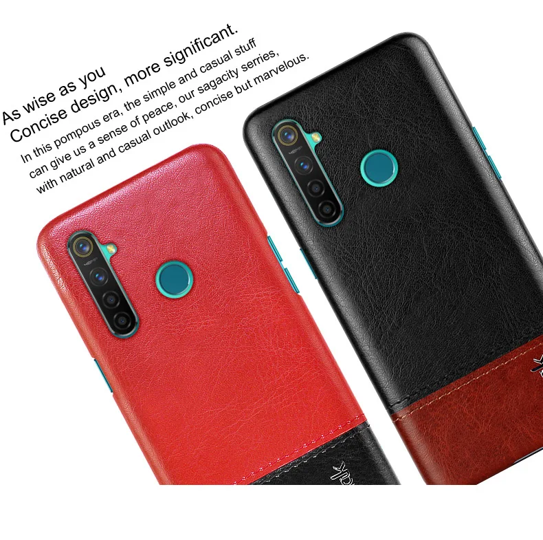 Realme 5Pro защитный чехол iMAK лаконичная кожа для Funda Oppo Realme 5 Pro чехол задняя крышка Realme5 Pro Real Me Роскошный чехол