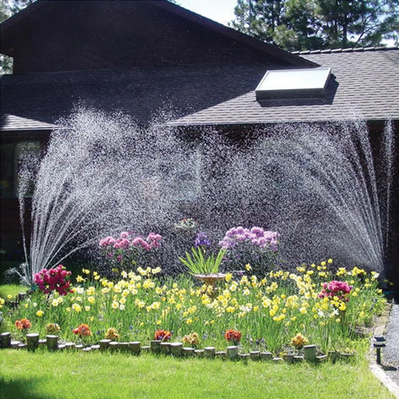 

360 Degree Automatic Garden Sprinklers Garden Lawn Sprinkler Head Rotary Nozzle Yard Irrigation System Sprayer Garden Supplies