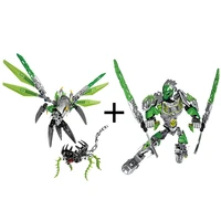 bionicle uxar creature of junglelewa jungle keepter action figure building block robot toys compatible major brand 7130071305