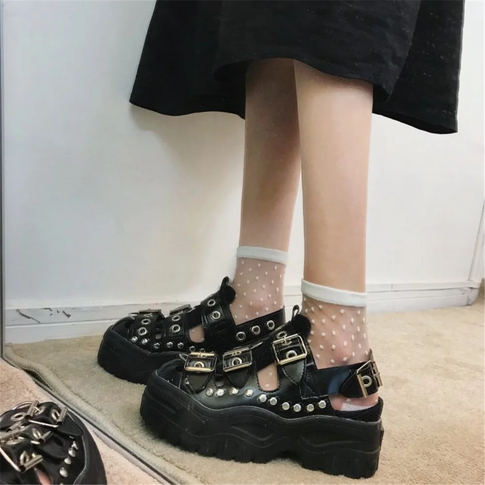 2021 готическая обувь в стиле панк с металлическим локомотивом на толстой подошве