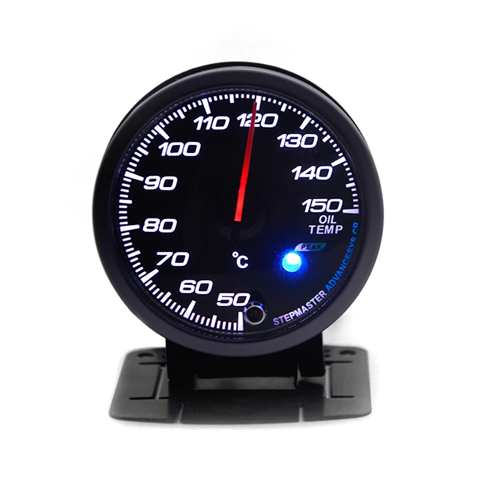 

DRAGON GAUGE 60 мм Boost/Температура воды/Температура масла/пресс для масла/Вольт/об/мин/Воздушный топливо/датчик выхлопных газов черный цвет двойной светодиодный цветной дисплей
