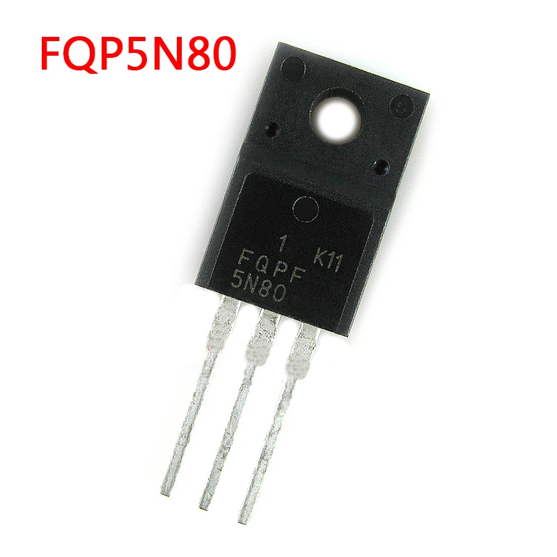 5 шт./лот 5N80 FQP5N80 FQPF5N80 P5NK80Z P5NK80ZFP TO 220F|integrated circuit|circuitcircuit integre |