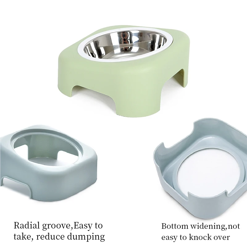 Smartpet 8 градусов собака Кот Еда миски из нержавеющей стали домашних животных