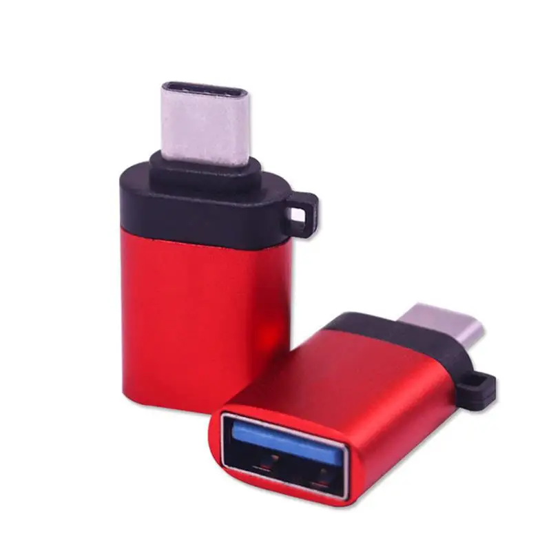 Bestellen Tragbare Typ-c Stecker Auf USB Buchse Adapter Laptop Computer USB 3,0 Mini Aluminium Legierung USB-C Konverter