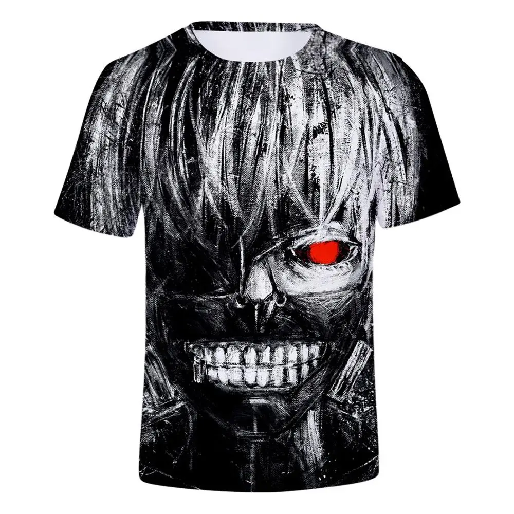LE112 Футболка с 3D-принтом "tragical Tokyo Ghoul", мужская футболка с принтом крови, повседневные футболки Кен канеки, футболки, аниме, толстовка, уличная одежда, топы - Цвет: LE112