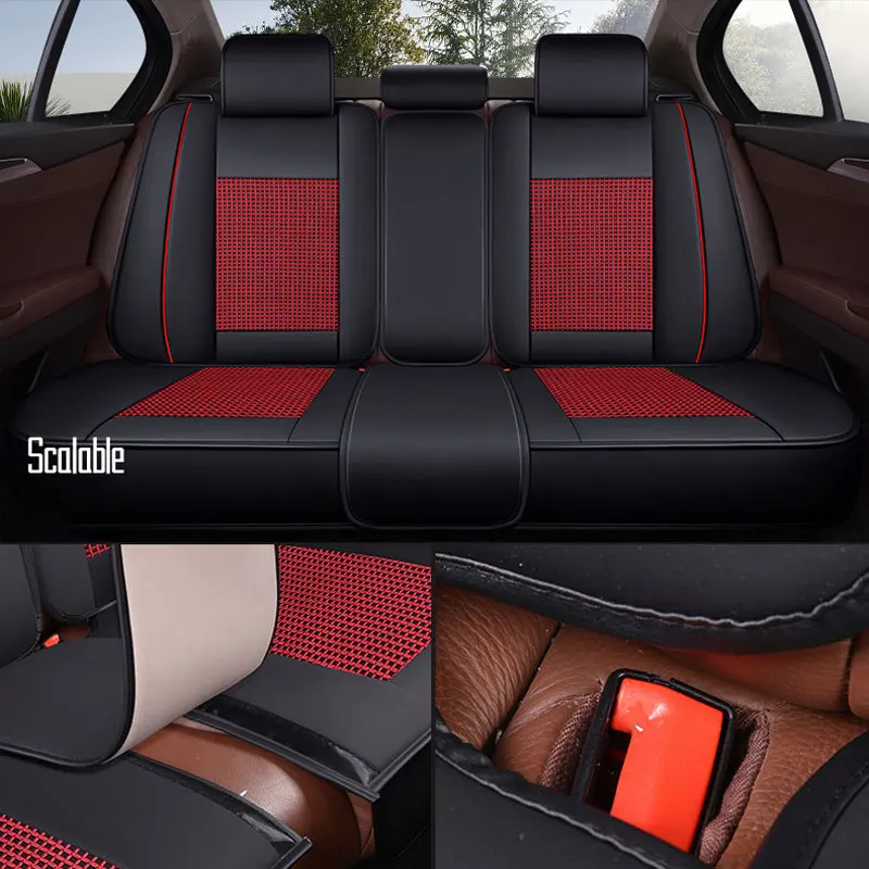 Летние автомобильные чехлы на сиденья аксессуары для Mitsubishi Asx 2017 Carisma Eclipse Cross Galant