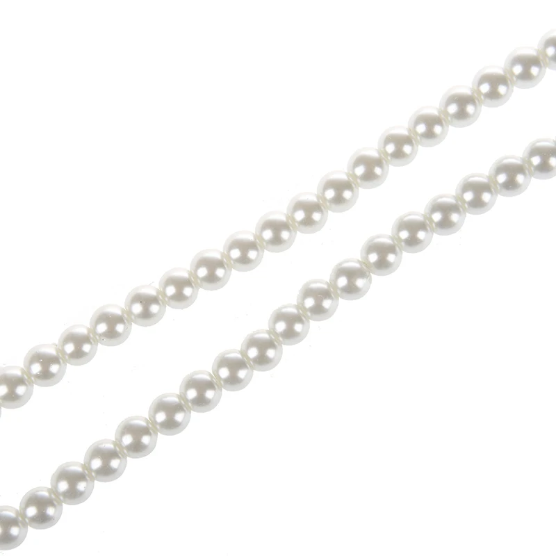 

Charm Pearl Necklace w. Metal Clasp