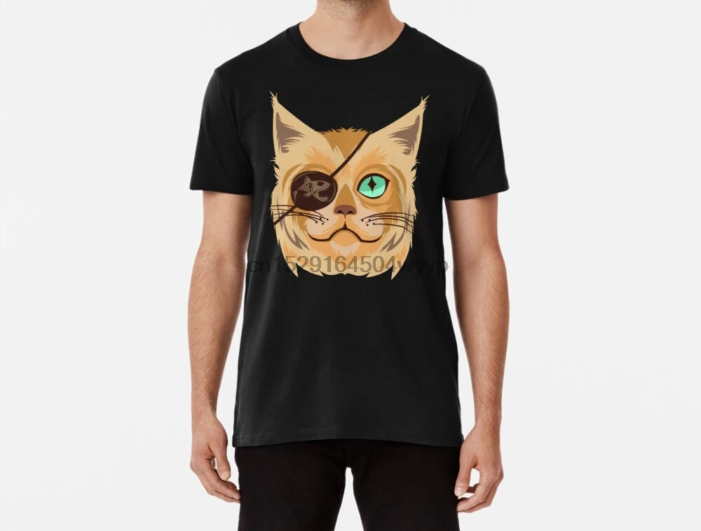 Мужская забавная футболка пиратский Кот подарок для влюбленных американский