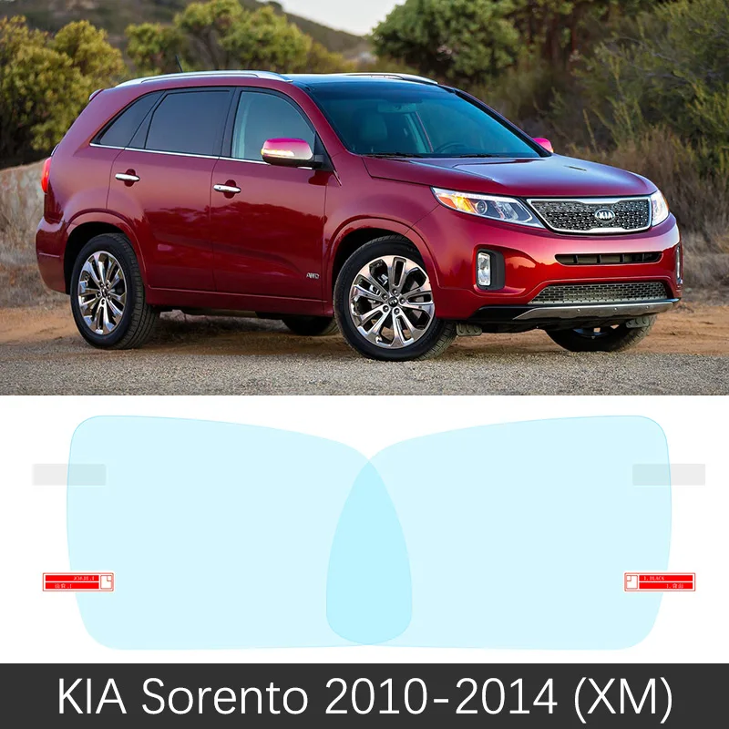 Для Kia Sorento XM UM Prime R 2010 ~ 2019 полное покрытие зеркало заднего вида непромокаемая противотуманная пленка аксессуары 2014 2015 2016 2017 2018