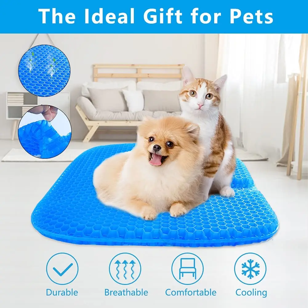 Двухсторонняя гелевая Подушка для сиденья дышащая с нескользящим покрытием