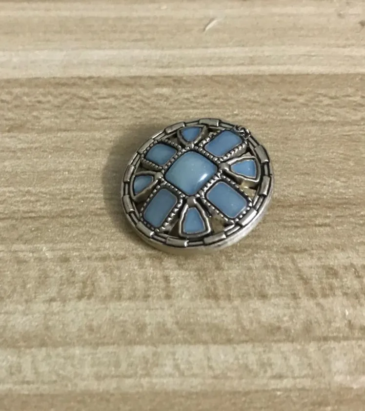 Синие пуговицы для масла металлические 10 шт. в партии | Дом и сад