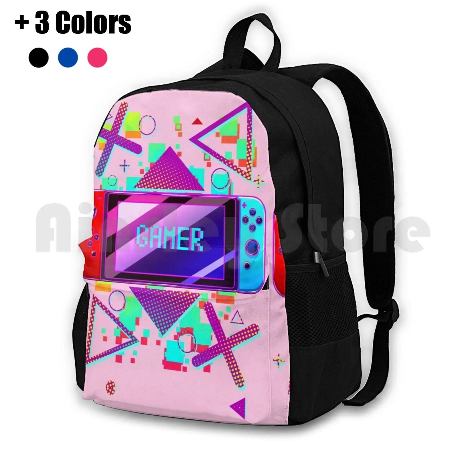 

Gamer Nintendo Switch Outdoor Hiking Backpack Riding Climbing Sports Bag Gamer Girls Game Mmo Rpg Virtual Reality Nintendo