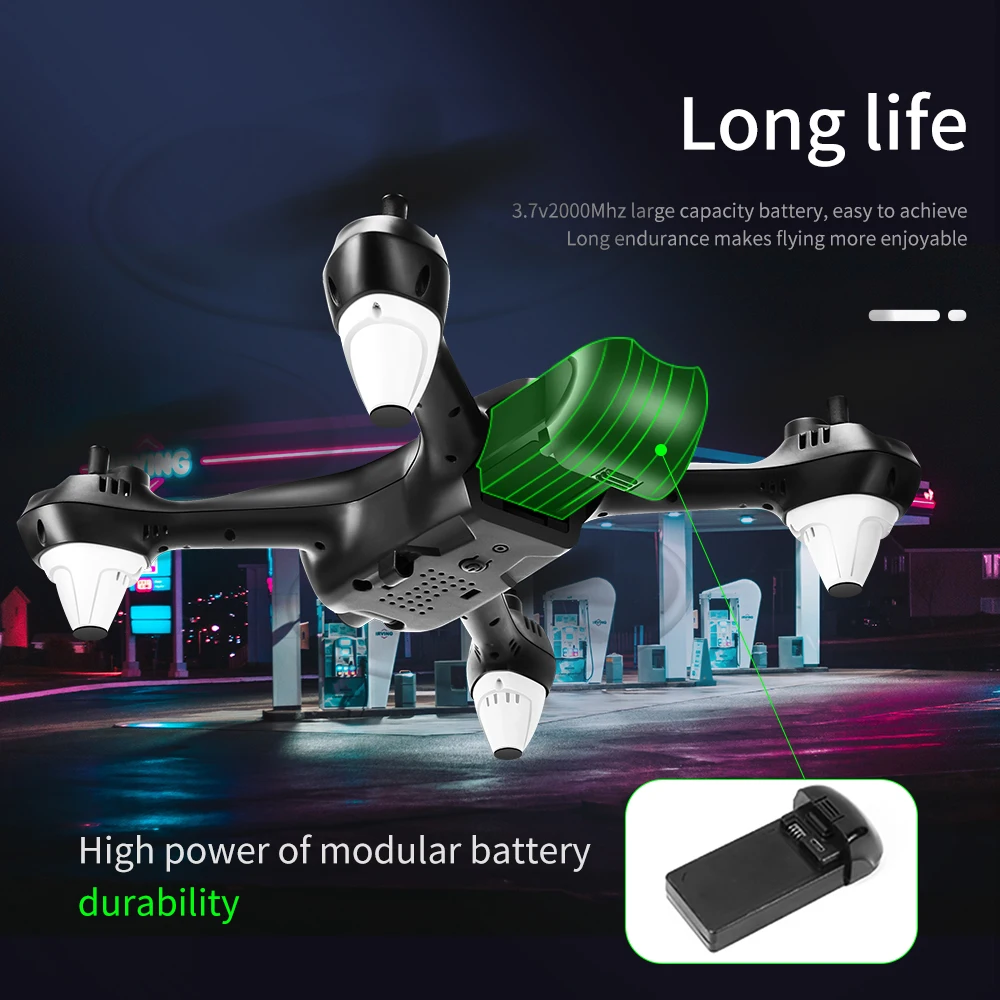 

G7 Fpv Drone Camera 4K 1080P Rc Wifi Drone Live Camera Video Dron 20 Mins Strong Wind Resistance Fixed-height Quadcopter
