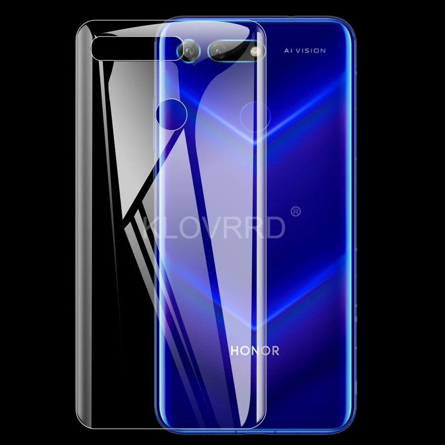 Защитная пленка на заднюю панель для huawei Honor V20 View 20 play 8X10 P30 mate Pro lite P smart Plus силиконовая Гидрогелевая наклейка