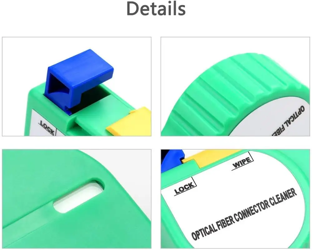 Fiber Optic Connector Cleaner Ferrule Reel Inspection Tool Cleaning Equipment for SC ST FC Connector Adaptor