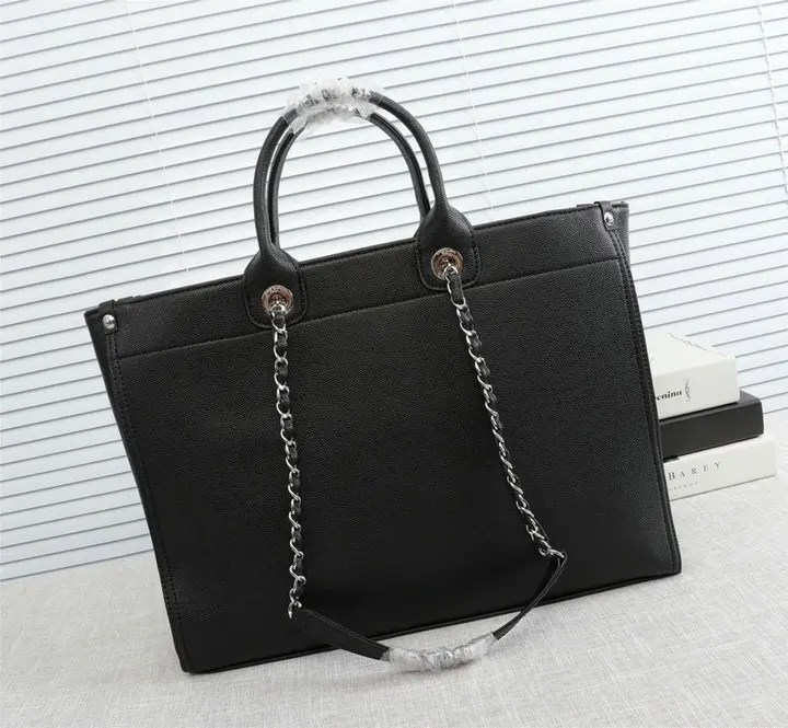 

Classic Fashion Designer Ladies Handbag Top Brand Cowhide Leather Shoulder Bag High Quality Large Capacity Shopping Bag