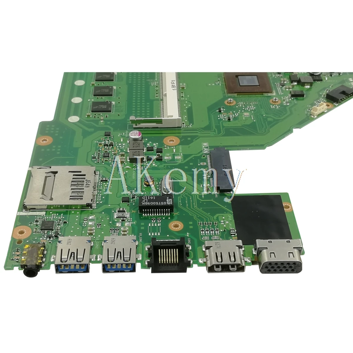 

AKEMY X550WA Laptop motherboard for For For Asus X550 X552W X550WE X550W D552W original mainboard E1-6010U 2Gb RAM