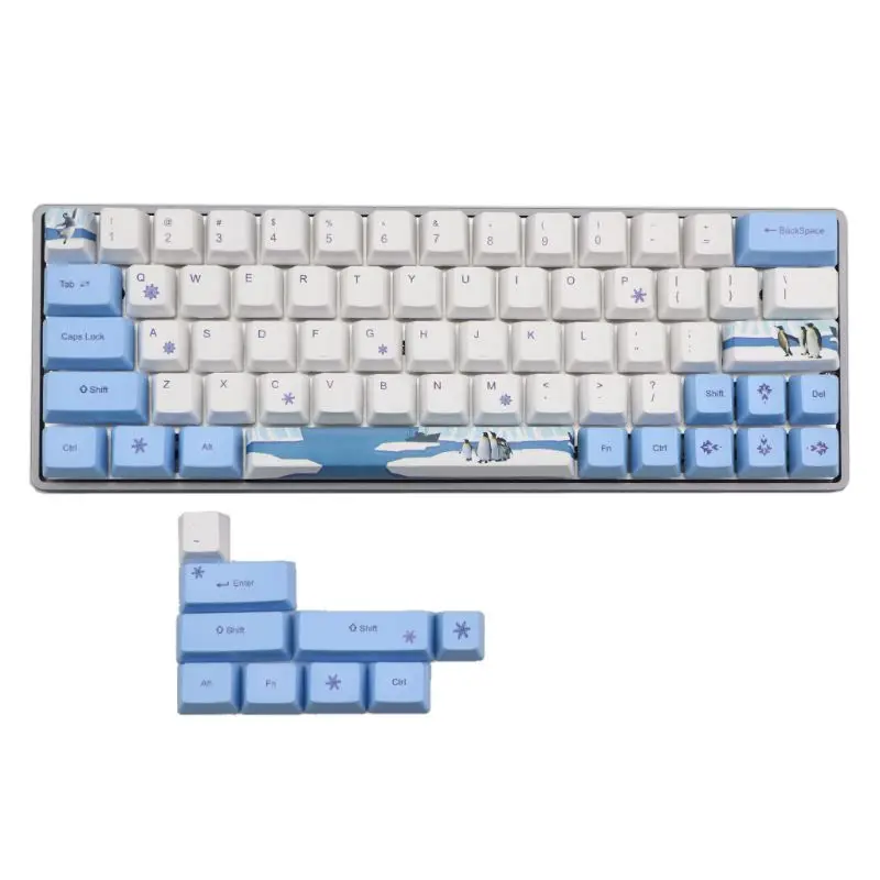 

61+11 OEM PBT Keycaps Full Set Mechanical Keyboard Keycaps PBT Dye-Sublimation Cherry Keycaps