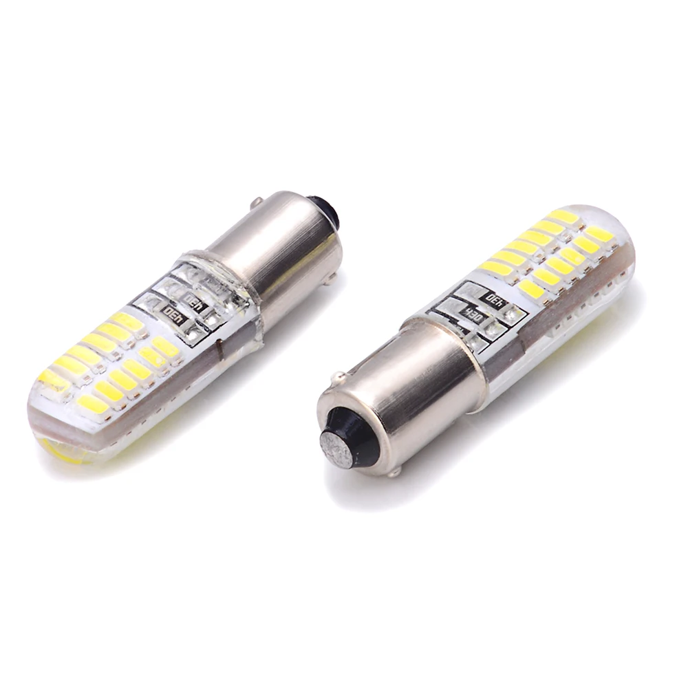 1 шт. светодиодный светильник из силикагеля BA9S/T4W с чипами 24SMD 3014 для автомобиля