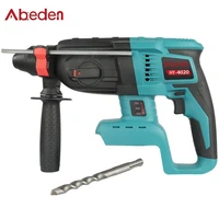 electric cordless brushless hammer drill 3 in 1 18v impact power drill rotating handle for 18v makita power tools accessories