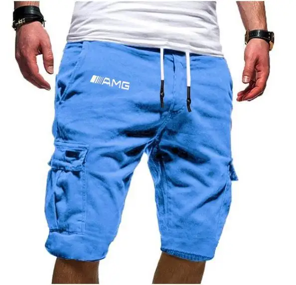 

2021 Motocross Dirt Bike Short Cycling Short Navy Sports casual shorts Multi-pocket H