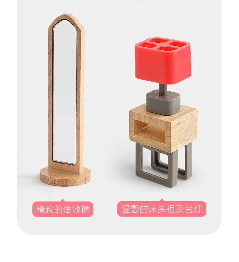 Высокое качество ручной работы кукольный дом мебель Miniatura DIY Модель Деревянный