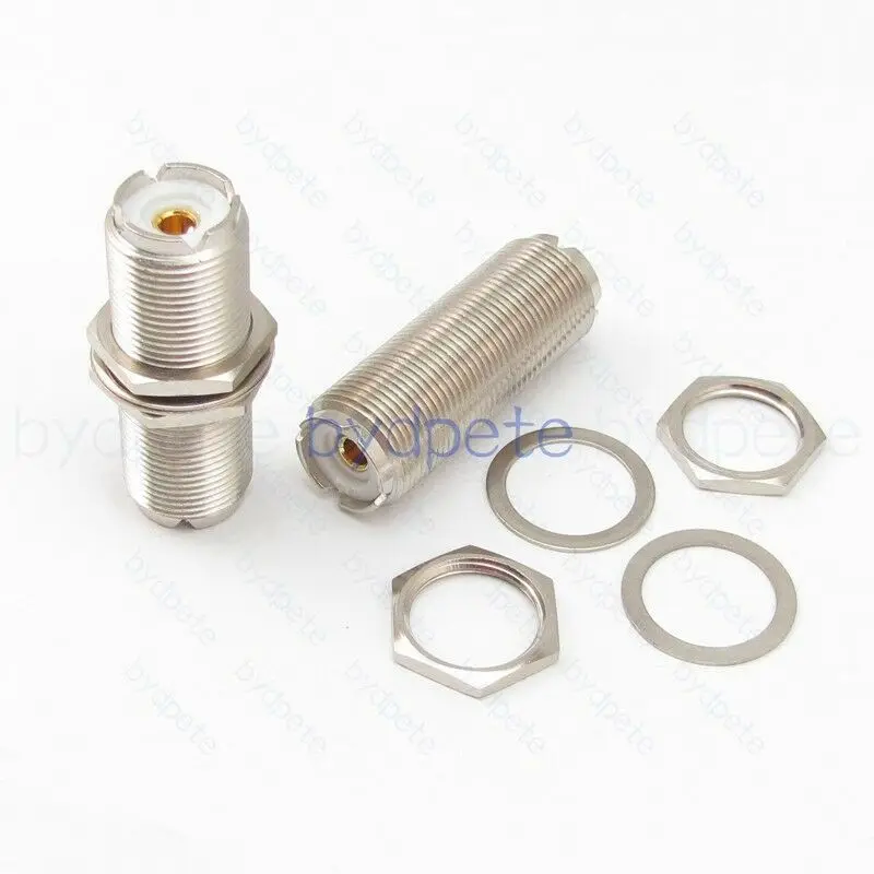 1 шт., SO239 SO-239 UHF переходник с гнезда на гнездо Aadapter RF и F и jack, Новинка