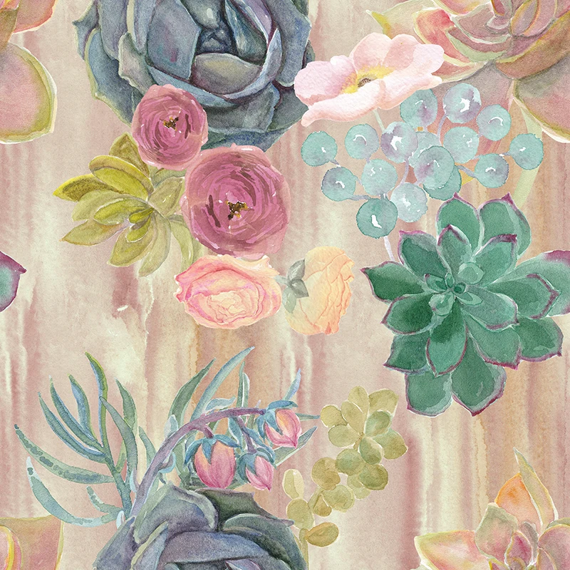 Полиэфирная ткань элегантный стиль цветочный принт четыре стороны стрейч платье