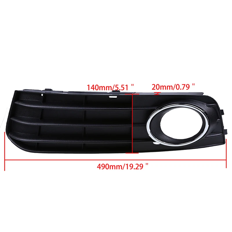 Решетки переднего бампера автомобиля POSSBAY нижние решетки для фар Audi A4 B8 2007 2011