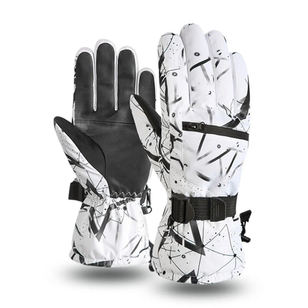 

Winter Gloves for Men and Women Thicken Warm Gloves Ski Gloves Waterproof Touchscreen Gloves with Soft Lining for Skiing