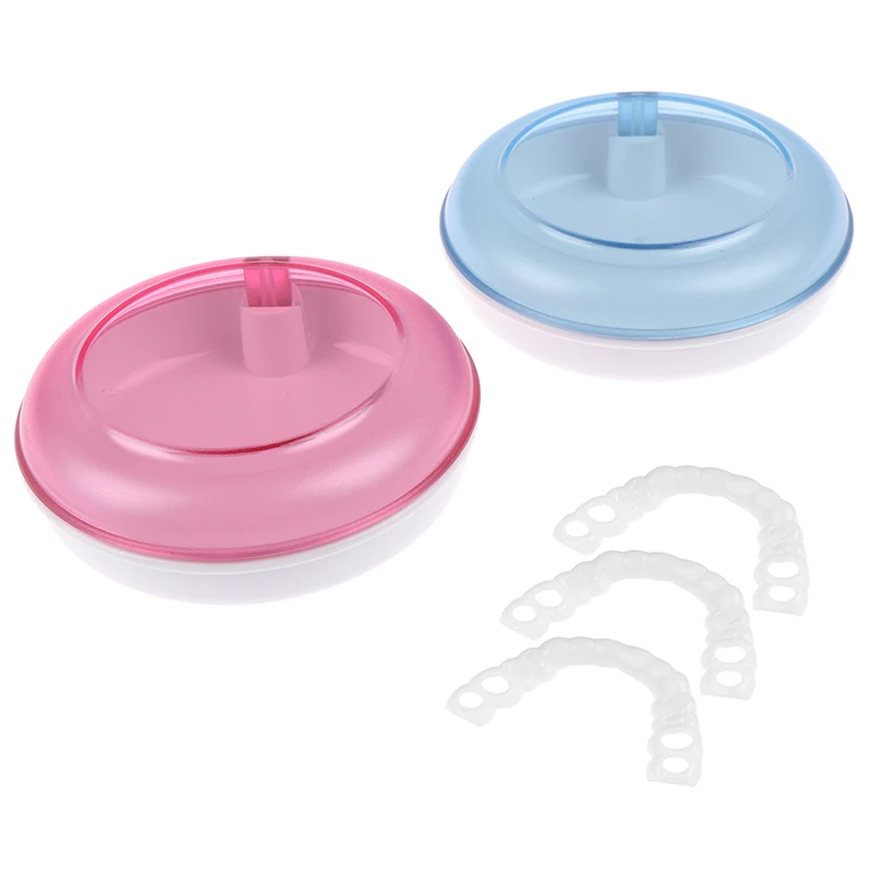 Горячий чехол для протезов зубные Ложные зубы Чистящая коробка протез контейнер