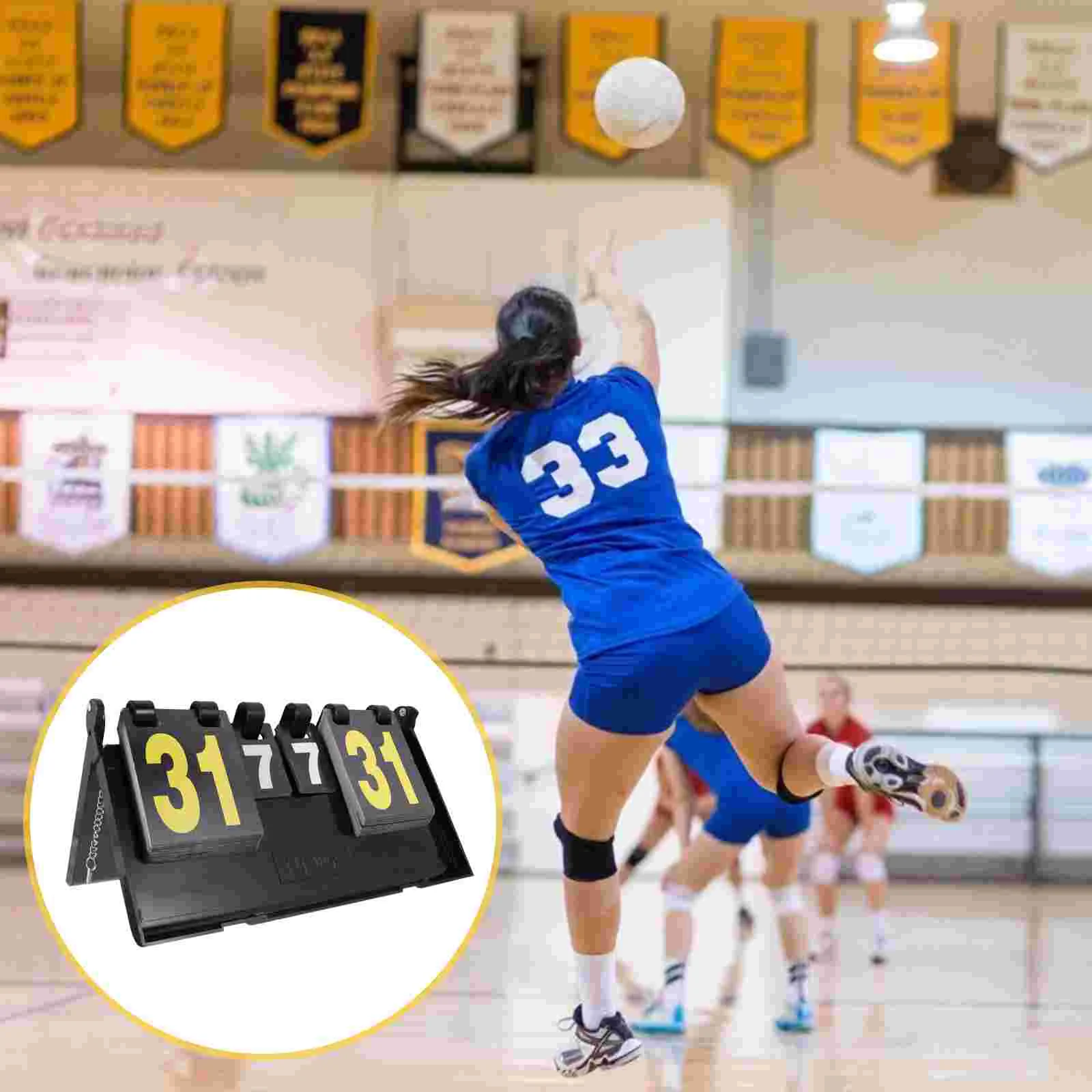 

1pc Professional Sports Game Score Recorder 4-Digit Scorer for Games