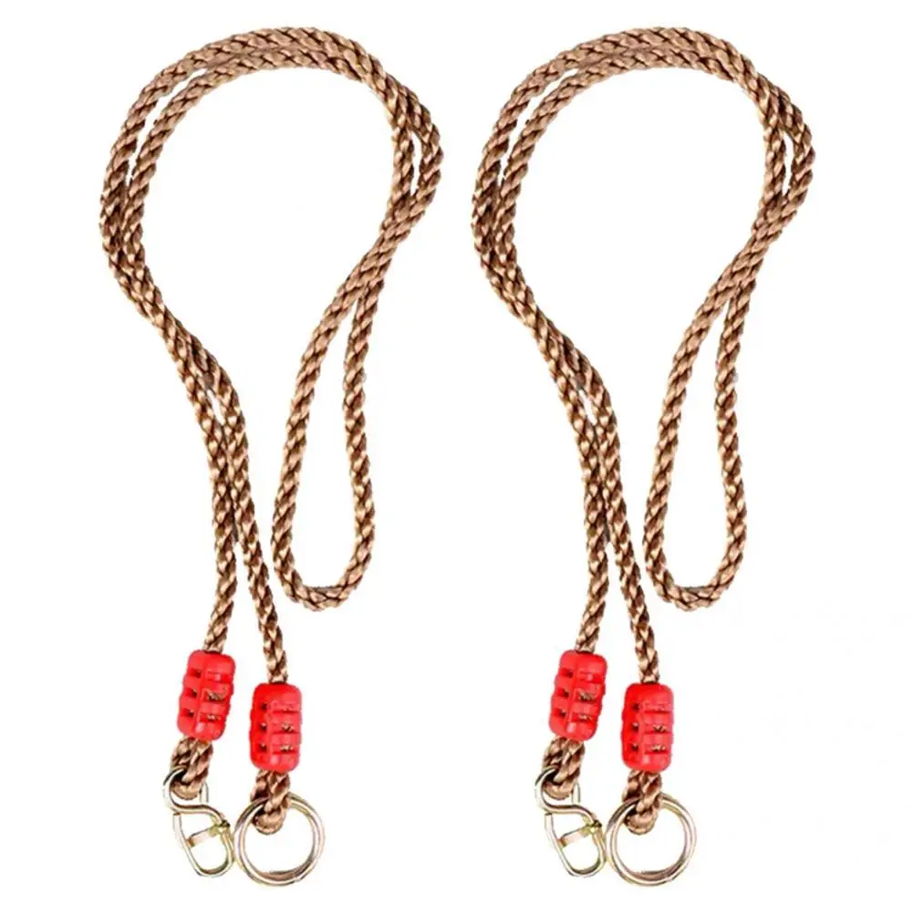 

Безопасно в использовании 2 шт./компл. регулируемая длина, удлиняющая веревка, прочная веревка для качелей, противоскользящая Веревка для до...