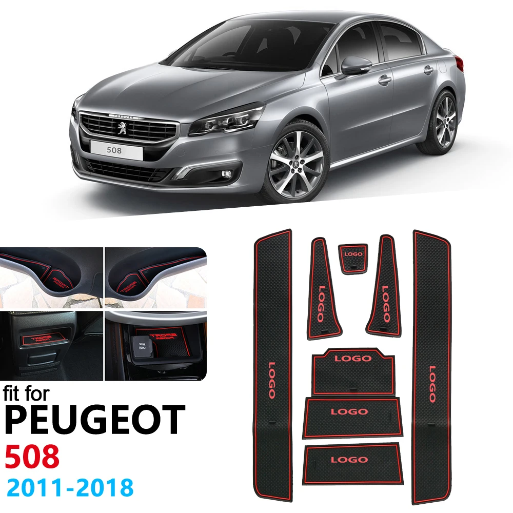 Противоскользящий резиновый подстаканник для Peugeot 508 508sw 508RXH 2011 2012 2013 2014 2015 2016 2017