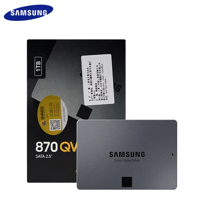 100% Samsung 2  SSD 1  2, 5  870 QVO 4  8 tb   SATA III QLC SATA3     100%    