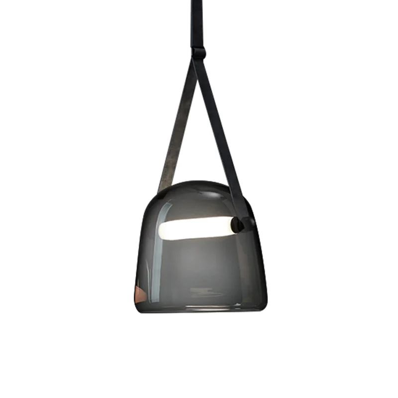 

Smoke Gray/white Color Modern Pendant Lights For Living Bedside Bedroom Living Room Designer Model Room Pendant Lights Glass