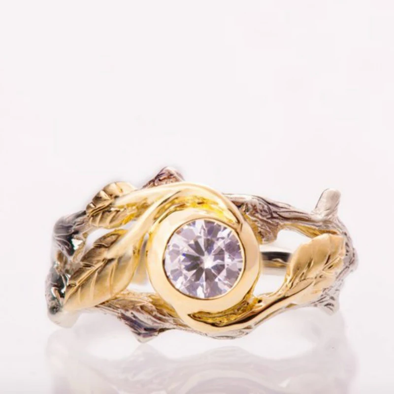 2020 новое Золотое кольцо для разделения веток женщин Европейское и американское