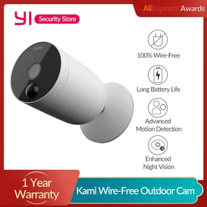 Камера видеонаблюдения YI Kami, беспроводная наружная камера безопасности без проводов, 1080P, FHD, Wi-Fi, с питанием от аккумулятора, IP