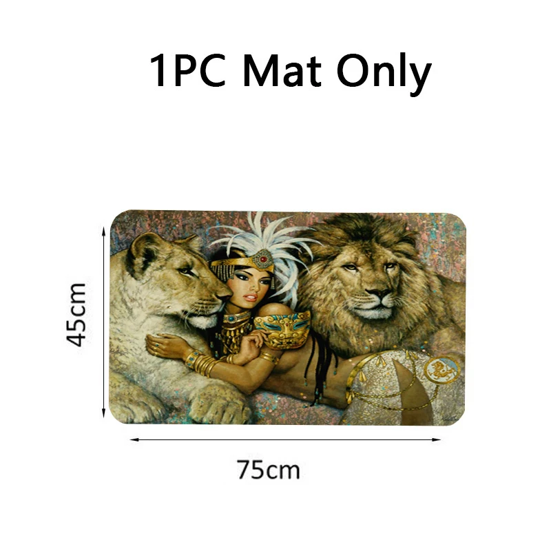 Африканская королева женские шторы для душа с Львом водонепроницаемые тканевые