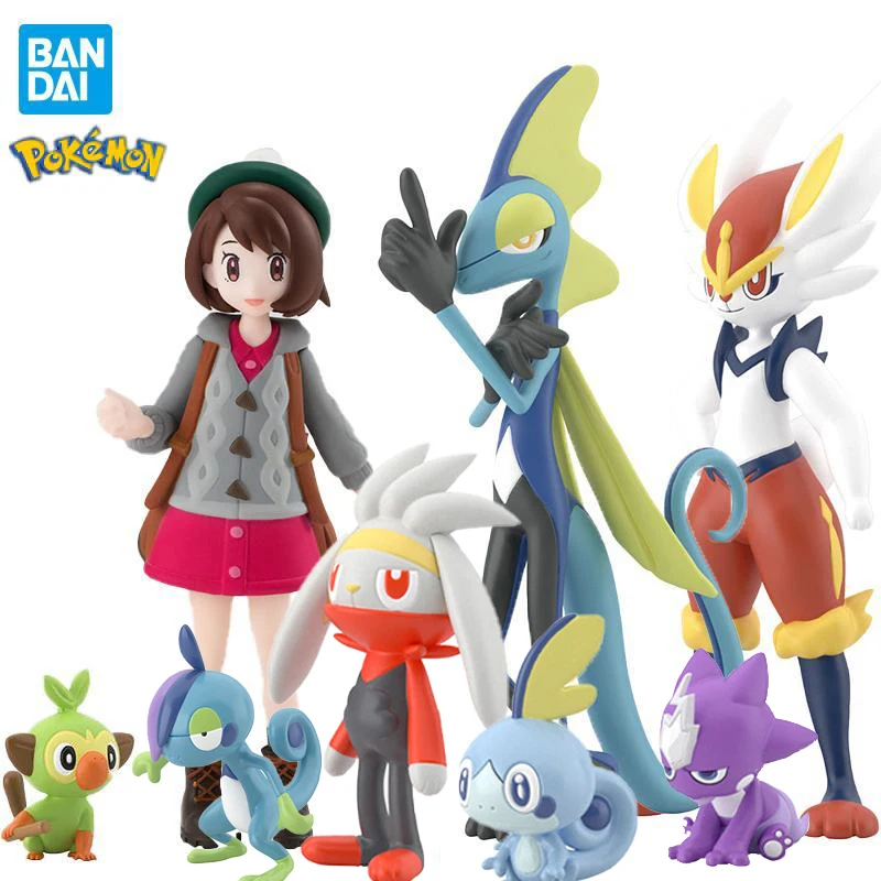 

Фигурка покемона Bandai Shokugan, фигурки покемона, галар область, набор, масштаб мирового масштаба, экшн-фигурки аниме, игрушки для детей