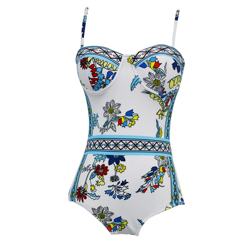 2021 пуш-ап женский купальник на косточках с саронгом купальники накидки Монокини