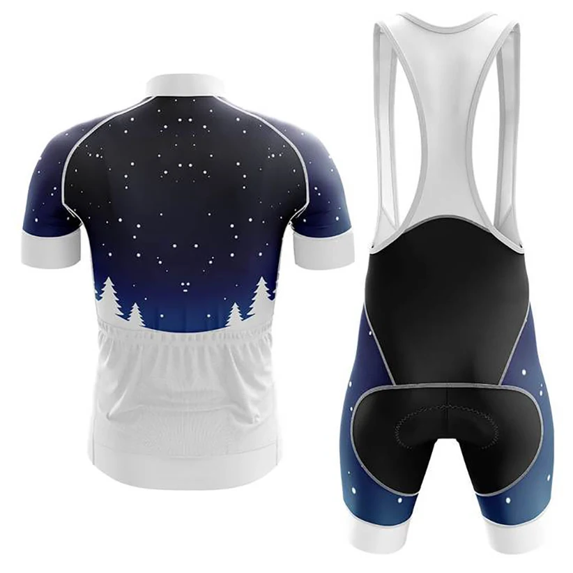 

Christmas 2020 Sloth Christmas Tree Men's cycling jersey set Professional Cycling clothing Quick Dry summer short sleeved bike