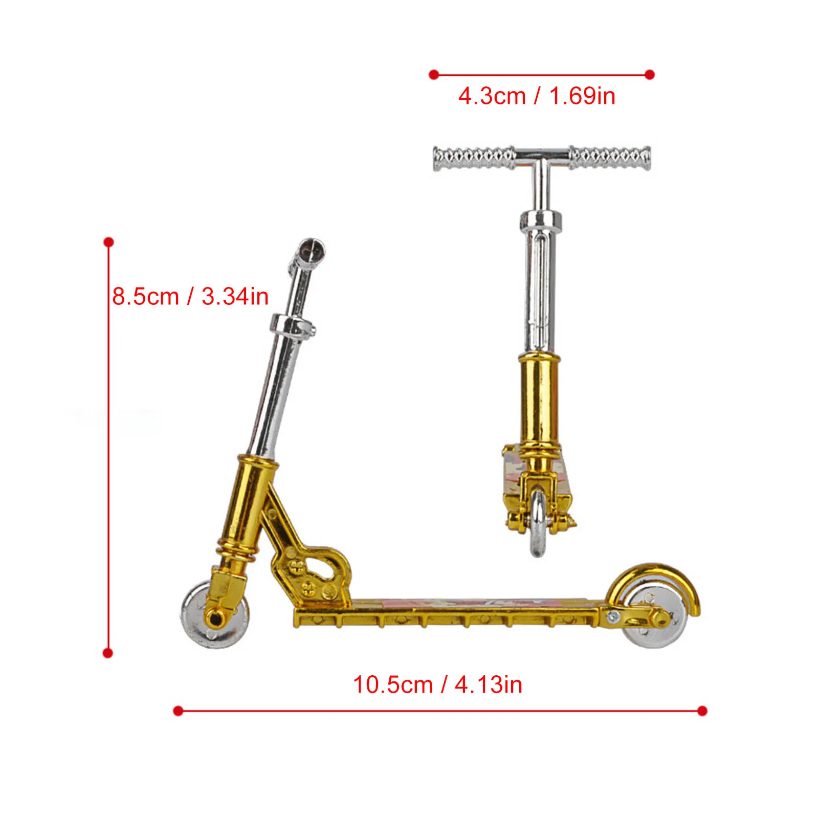 

Children's Creative Simulation Mini Alloy Bicycle Model Toy Finger Skateboard Board Game Educational Toy Set
