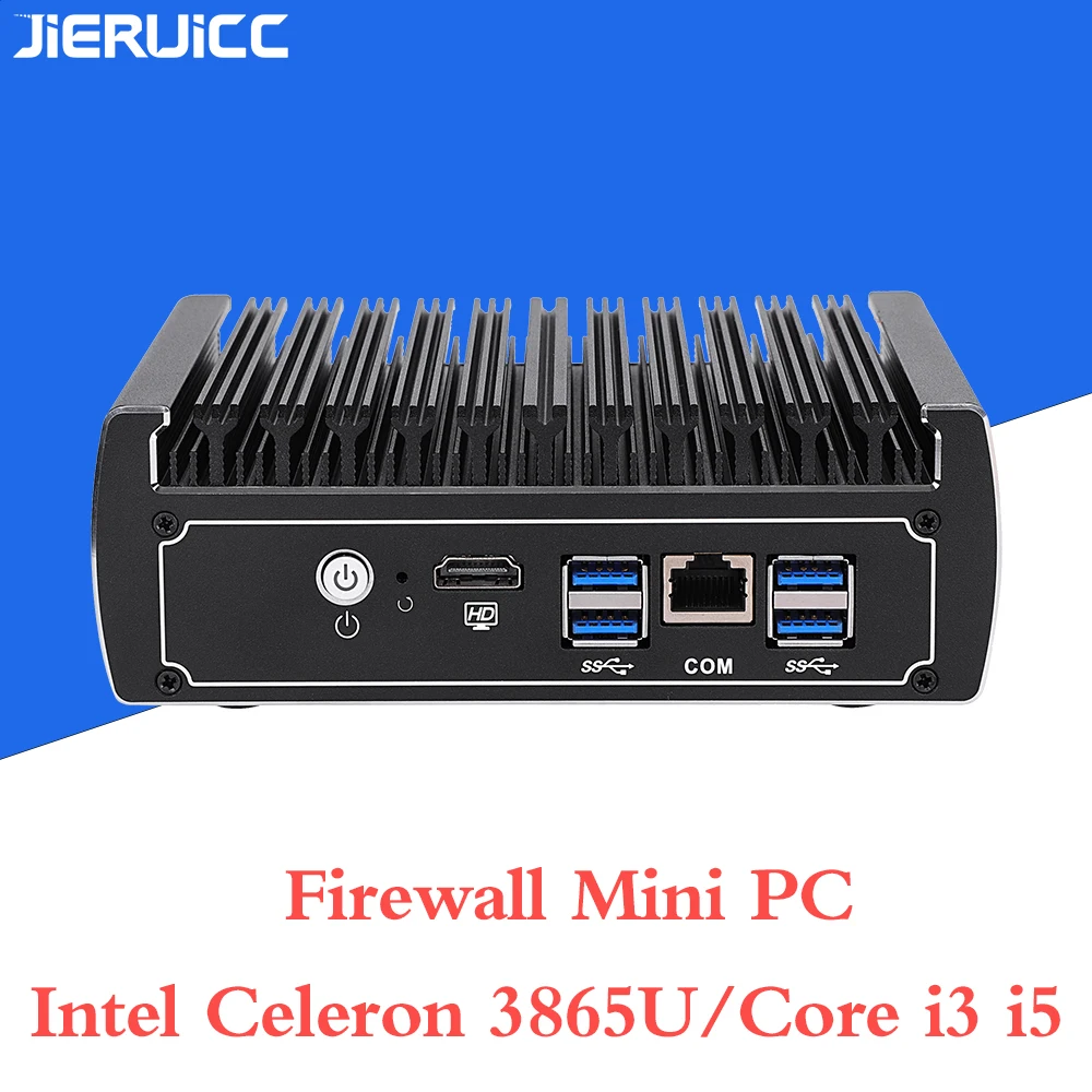Брандмауэр mini pc i3 7100u i5 7200u Celeron3865U DDR4 RAM. 6 LAN PORT.1 COM 4 порта USB 3 0 быстрый и стабильный
