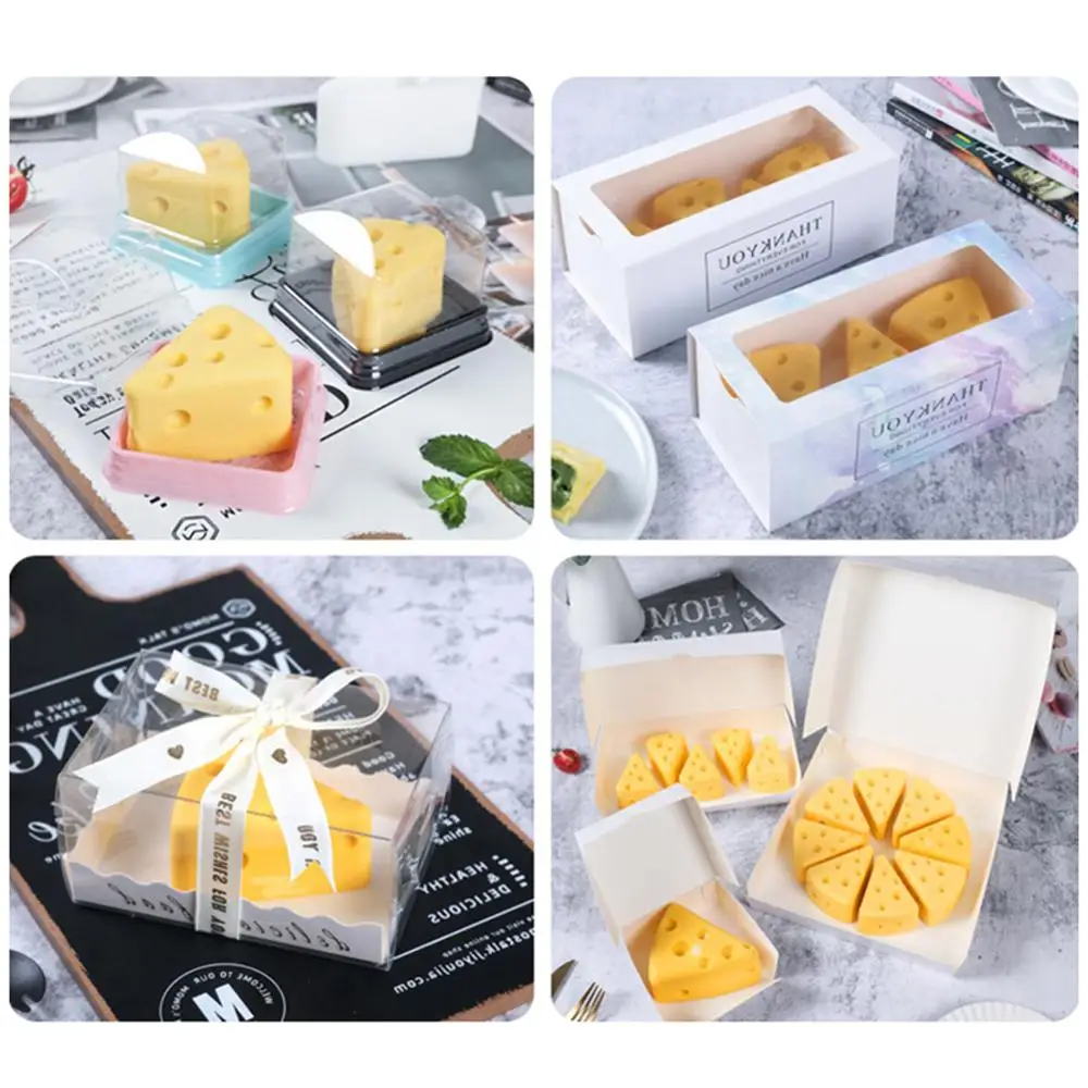 

Cheese Shaped Cake Mold For Baking Dessert Ring Art Mousse Silicone 3D Mould Pastry Tools 8 Holes / 6 Holes Decorating Tool