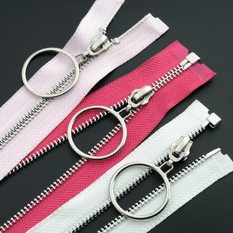 Золотистая серебристая черная молния с уплотнительным кольцом 5 #85 см Новая