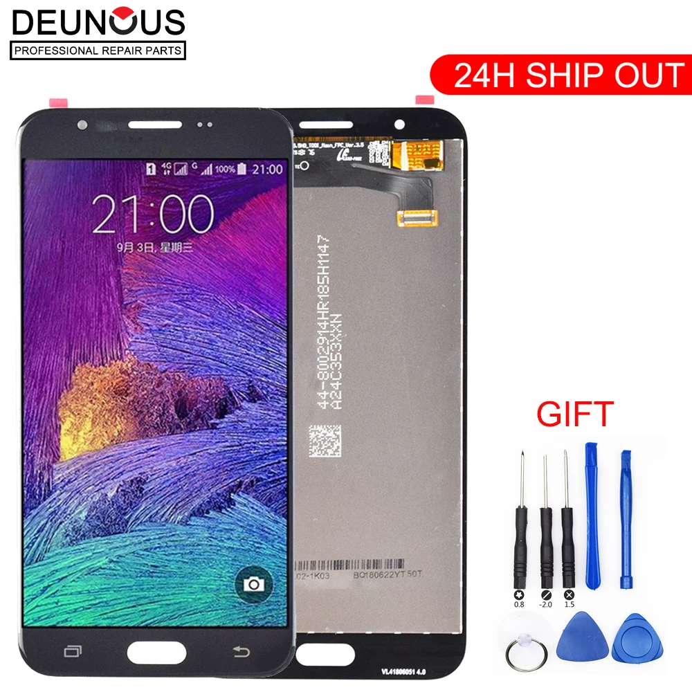 new original phone lcds for samsung galaxy j7 2017 j727 sm j727p j727v j727a lcd display touch screen panel digitizer assembly free global shipping