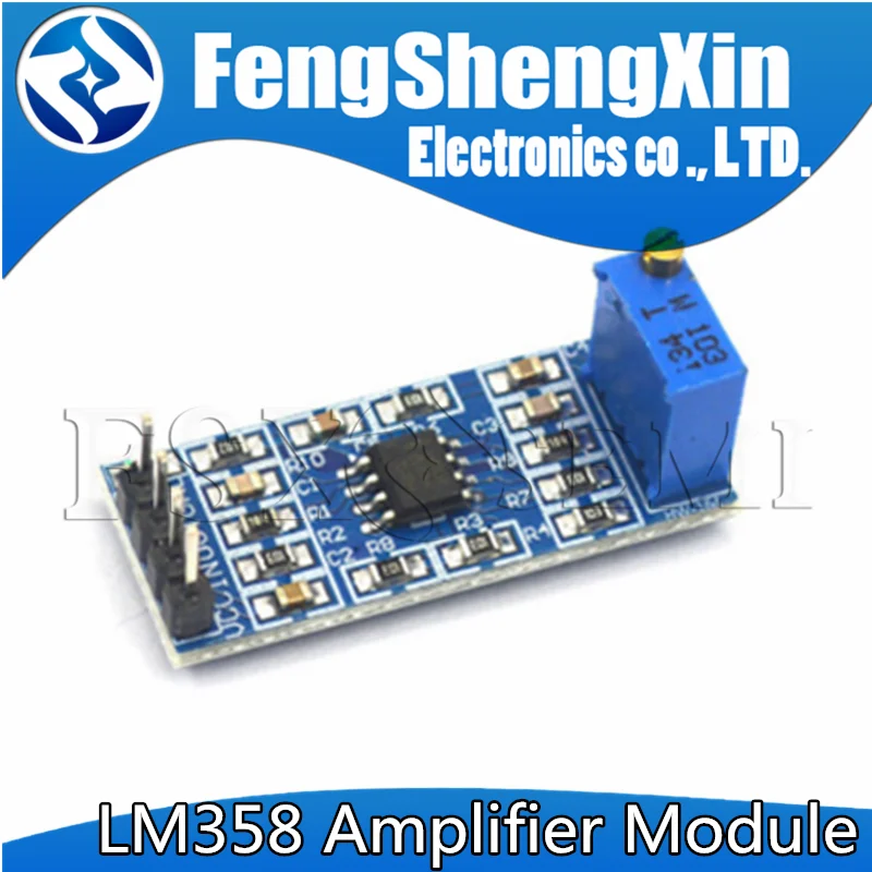 

1pcs LM358 100 Times Gain Signal Amplification Amplifier Operational Amplifier Module 5V-12V Hot Sale