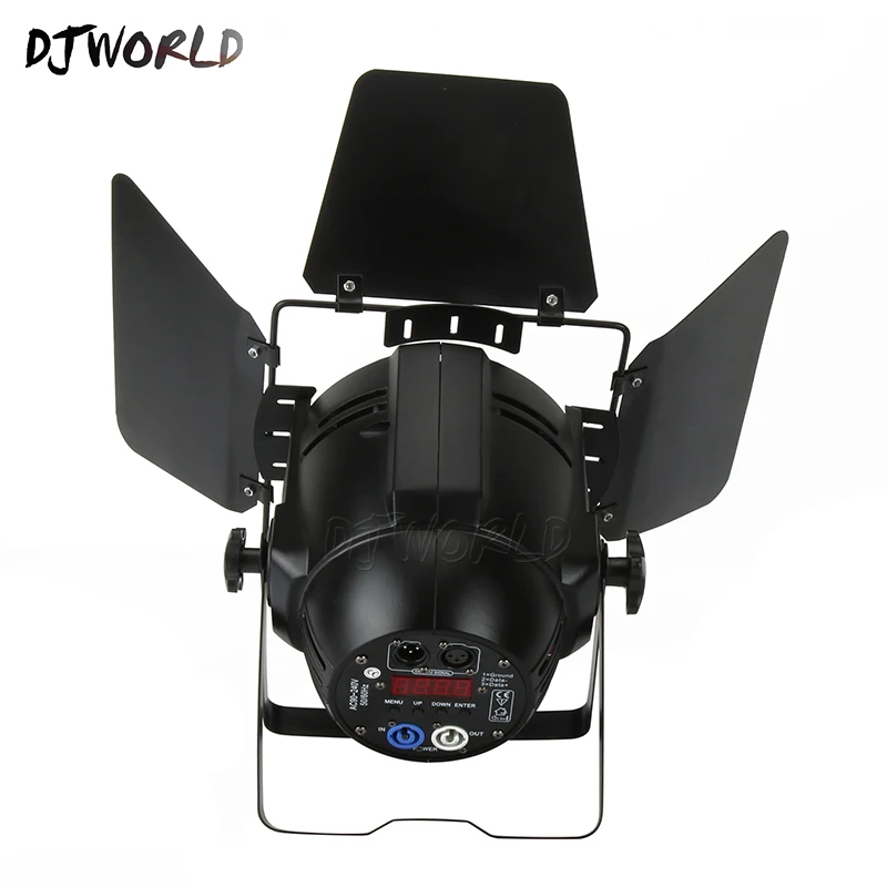 Алюминиевый сплав LED Par C0B 200 Вт теплый белый с дверями сарая освещение Blinder