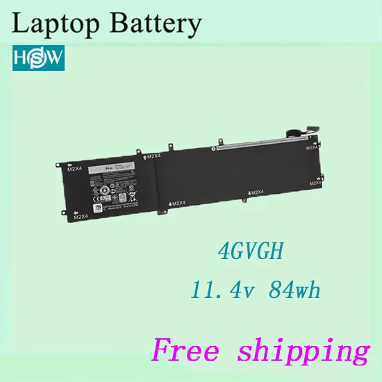 Горячая продажа 4GVGH Аккумулятор для ноутбука Dell XPS 15 9550 точность 5510 батарея
